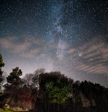 Светящиеся Звезды на Потолке для Детской Комнаты
